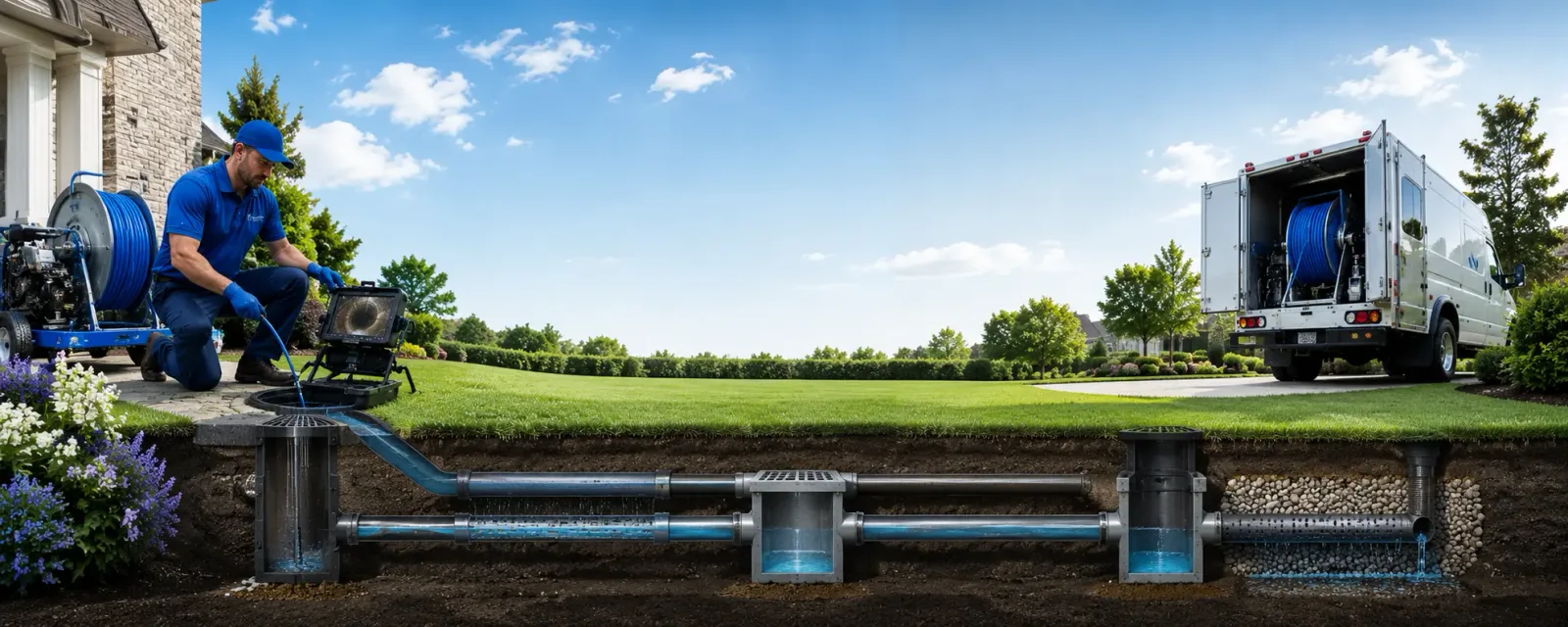 Outdoor drain cleaning information for Rossville, IN